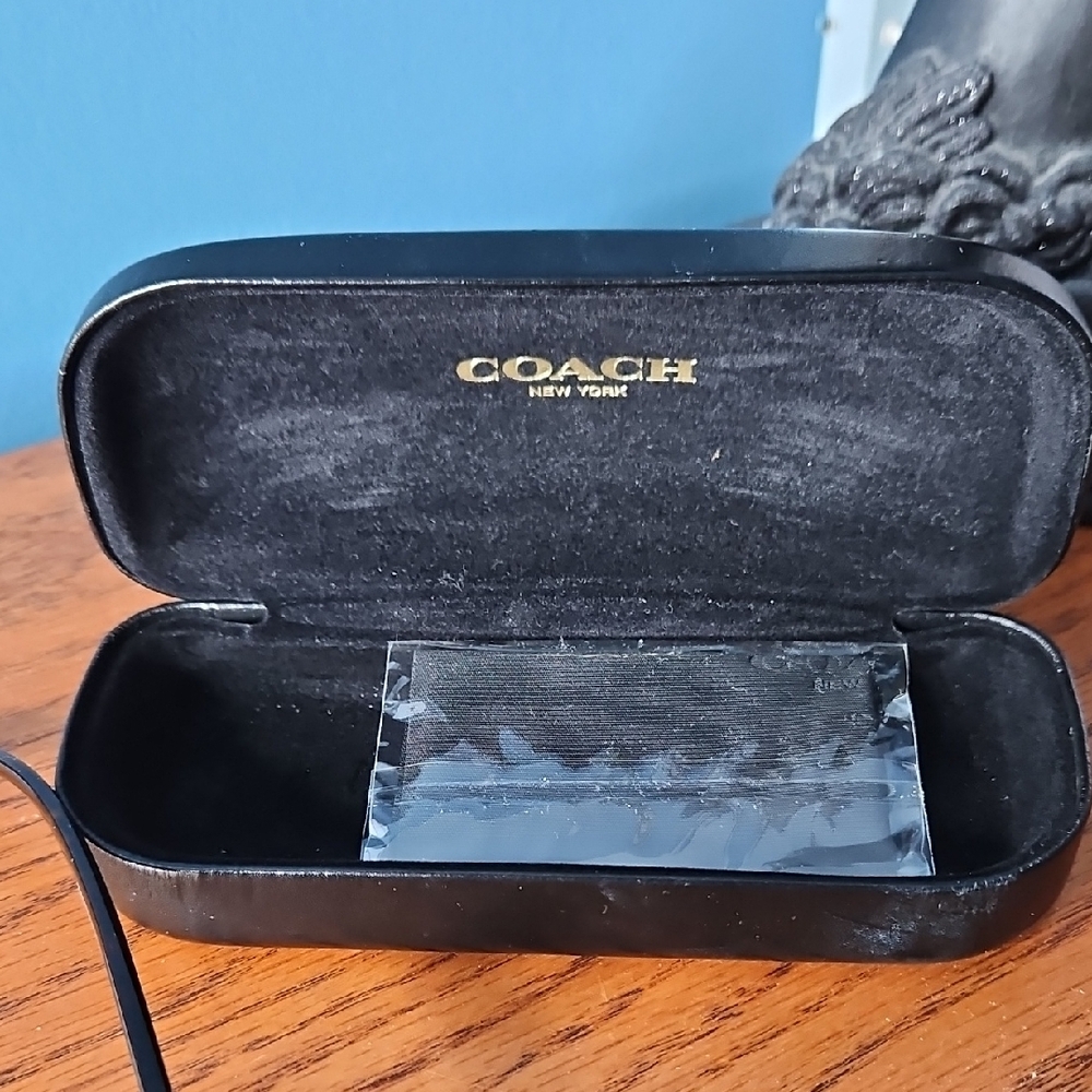Coach Rectangular Tortoise Shell Sunglasses - Picture 7 of 12